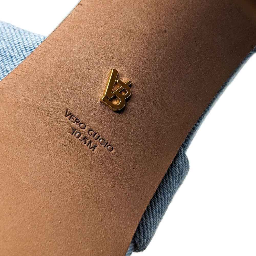 Veronica Beard Women Lalana Blue Denim Strappy Platform Summer Sandals -  10.5 - Picture 8 of 12